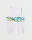 QUIKSILVER BLUEWEED STRIPE TANK MJ0 WHITE L