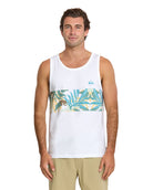 QUIKSILVER BLUEWEED STRIPE TANK MJ0 WHITE L