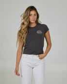 SALTY CREW JAWBONE MODERN TEE Charcoal M