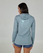 SALTY CREW FIREWORKS HOOD SUNSHIRT Stormy Grey XL