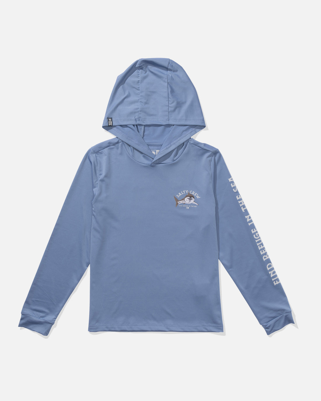 Salty Crew Lurking Hooded Sunshirt Marine XXL