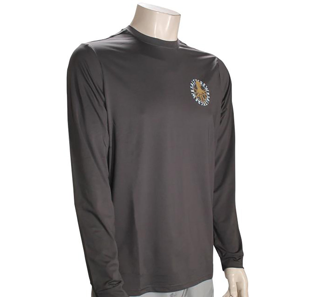 SALTY CREW TENTACLES LS SUNSHIRT Charcoal XXL