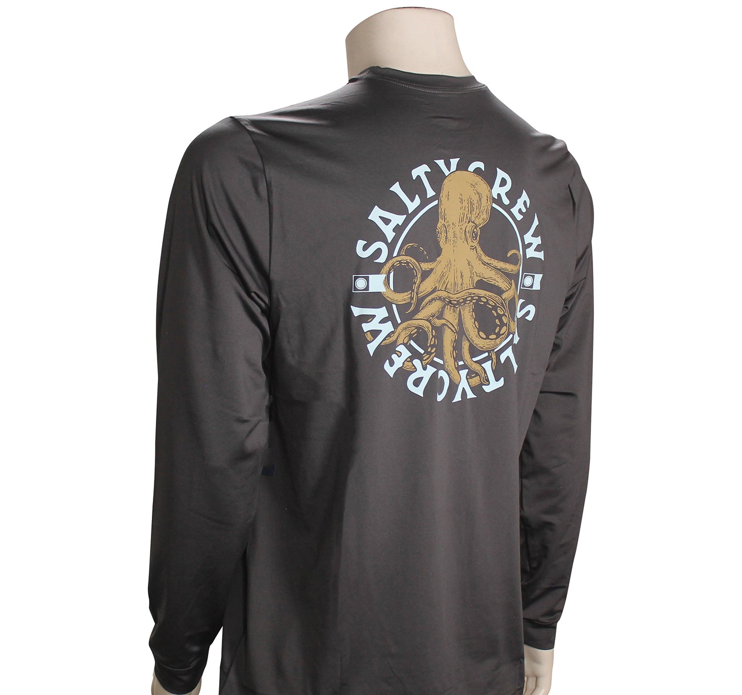 SALTY CREW TENTACLES LS SUNSHIRT Charcoal S