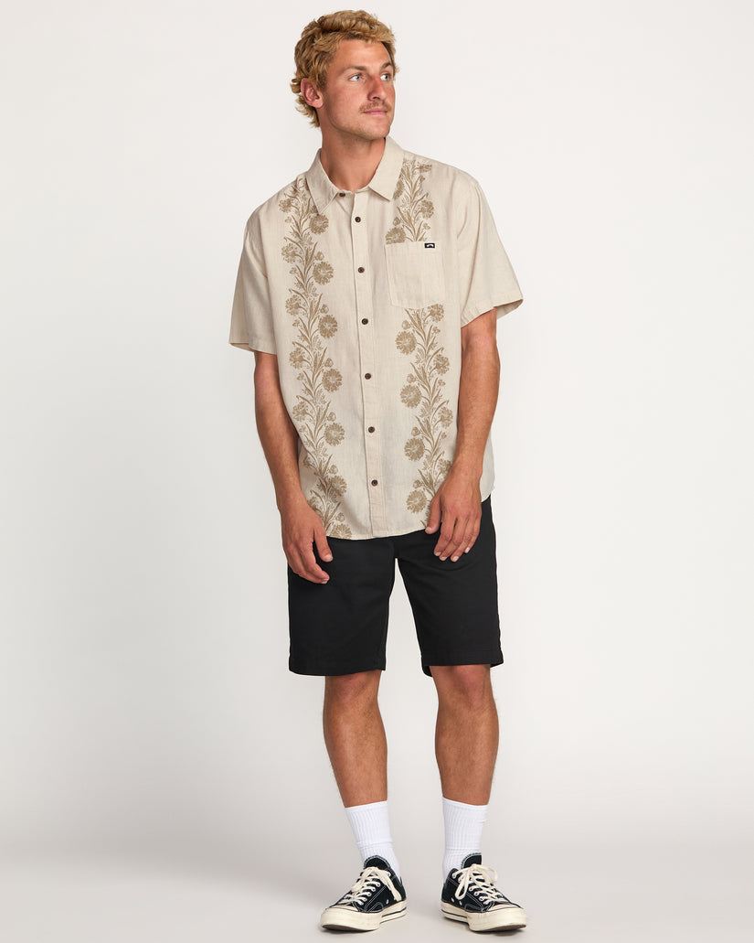 BILLABONG CORDOBA SS SHIRT  STN-Stone S