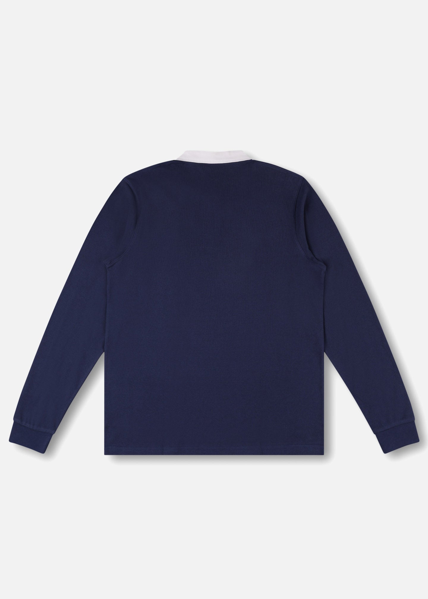 Rivvia Scatter Brain LS Rugby Polo DRKNVY M