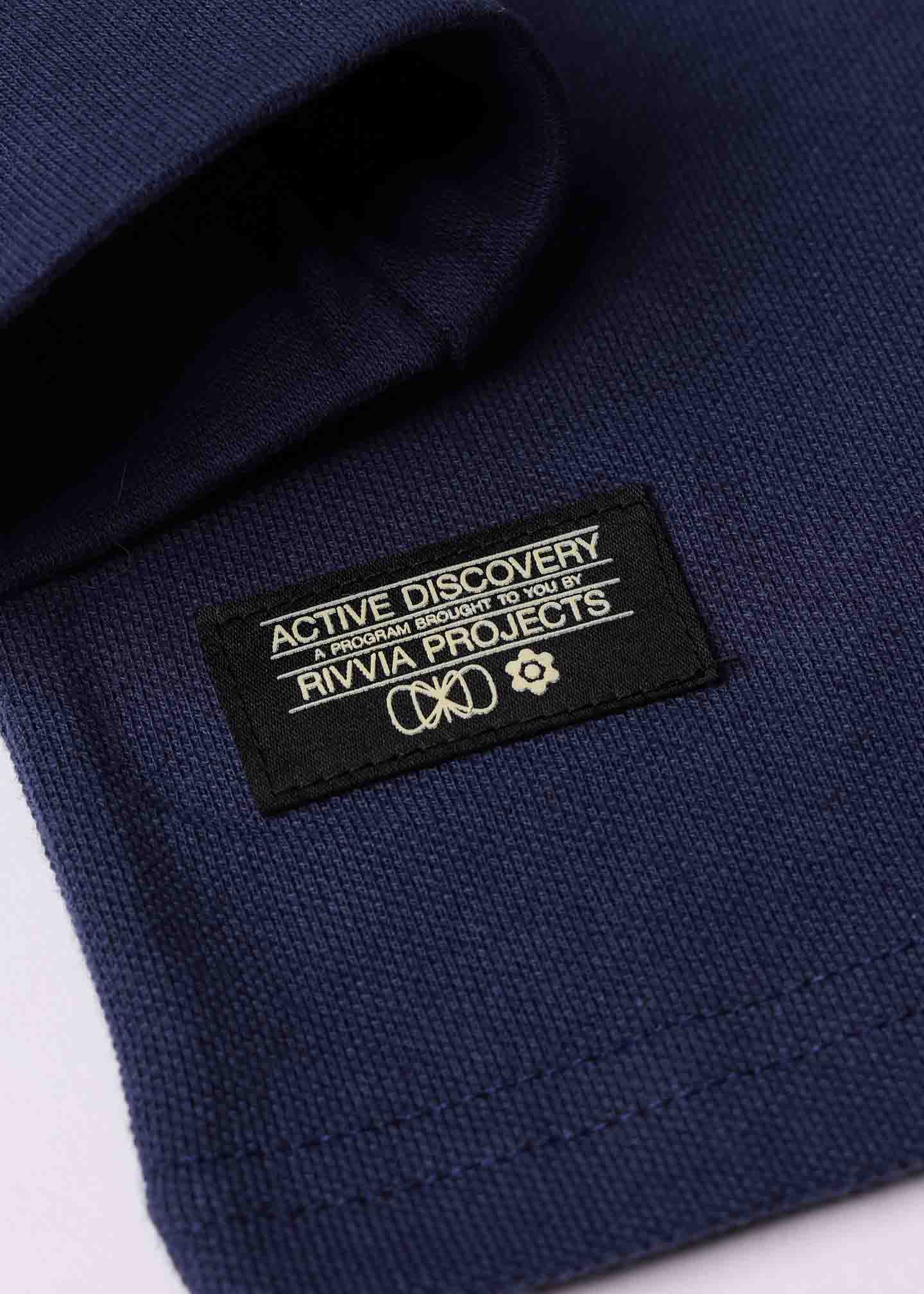 Rivvia Scatter Brain LS Rugby Polo DRKNVY XL