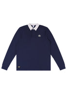 Rivvia Scatter Brain LS Rugby Polo DRKNVY M