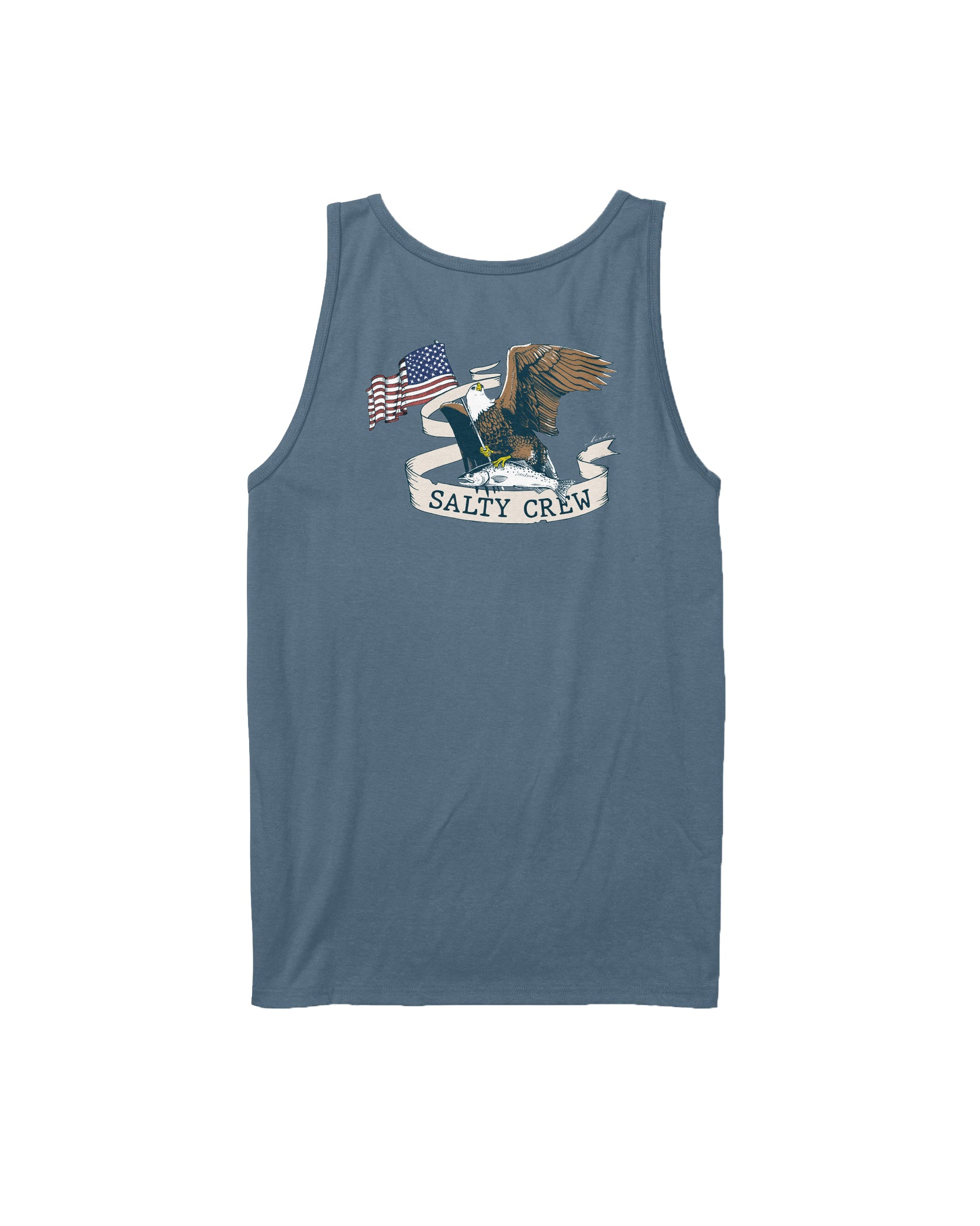 SALTY CREW AMERICA EAGLE TANK Slate L