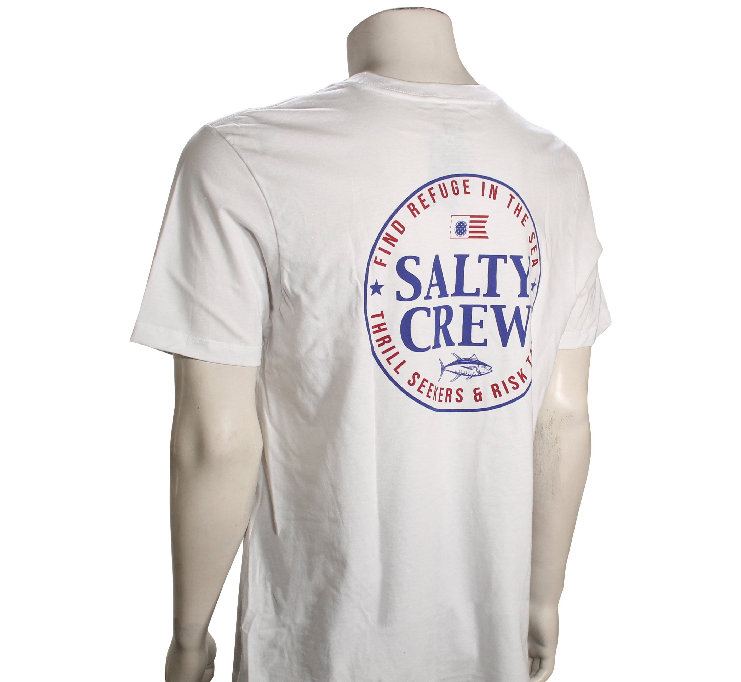 SALTY CREW AMERICA LEGEND SS TEE White M