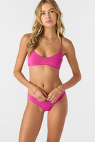 O'NEILL SALTWATER SOLIDS HUNTINGTON BRALETTE TOP FUS L