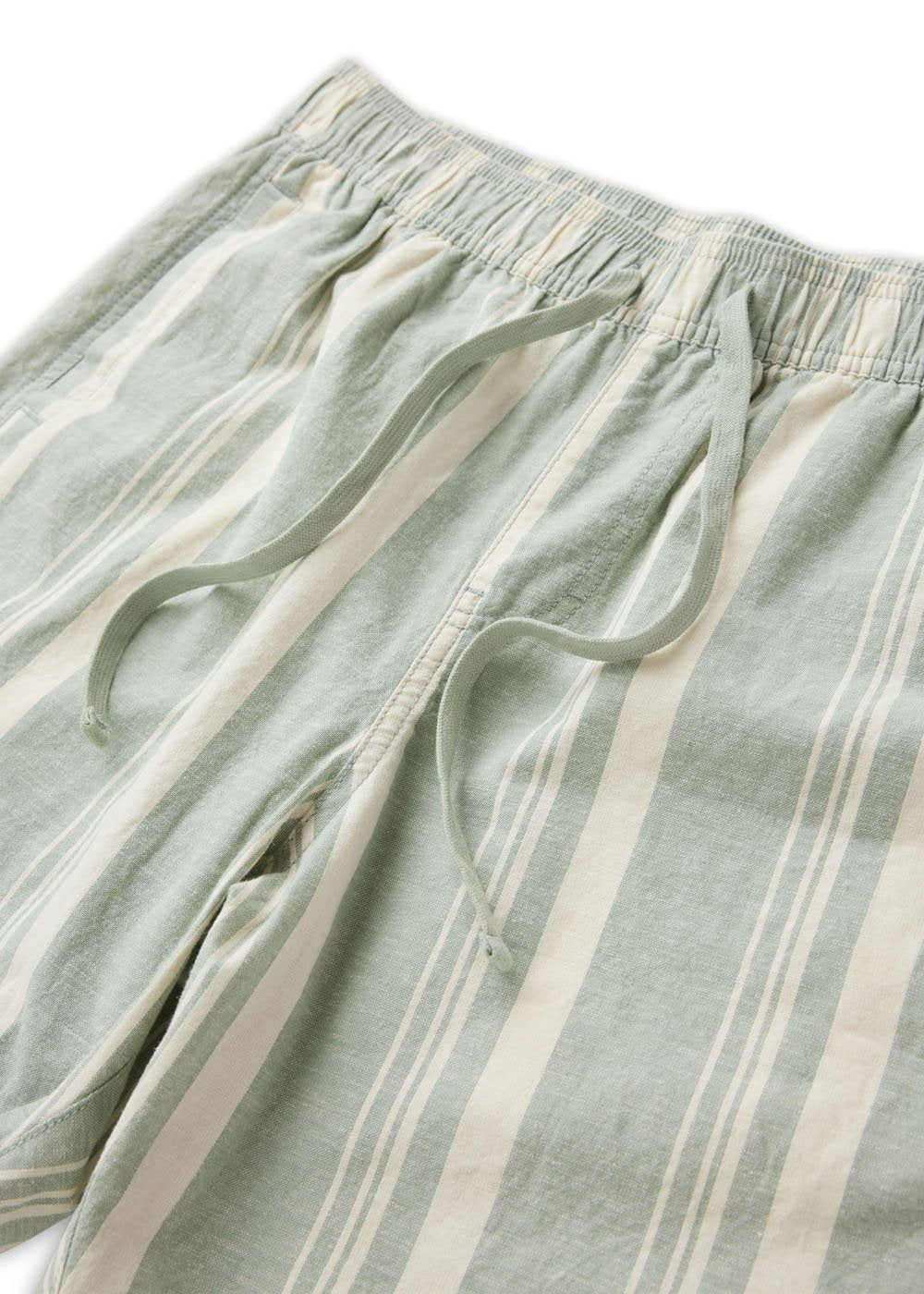 Vissla J. Linen Stripe Elastic Eco 18" Walkshort LSG L