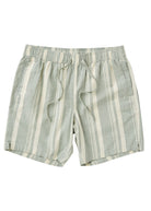Vissla J. Linen Stripe Elastic Eco 18" Walkshort LSG L