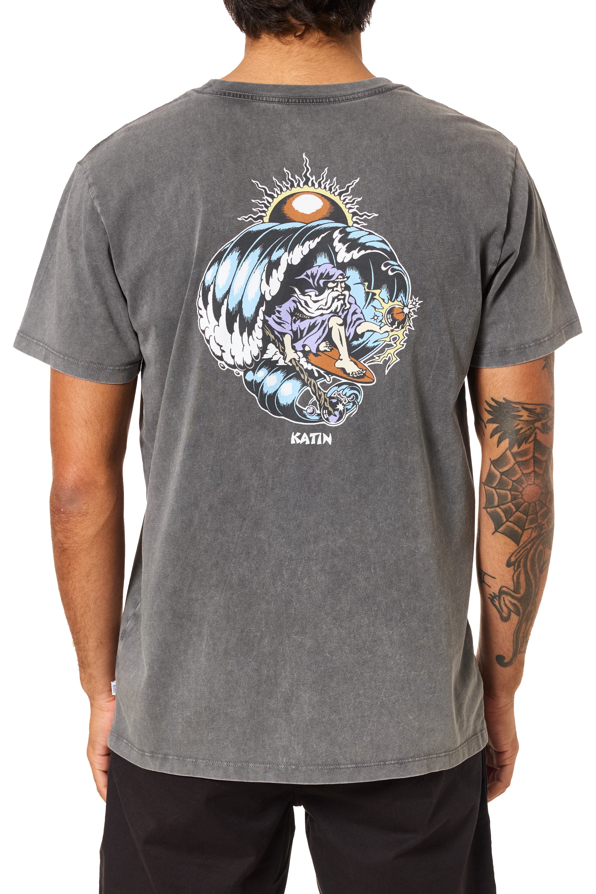 KATIN MERLIN TEE BLACK SAND WASH (BKSW) M