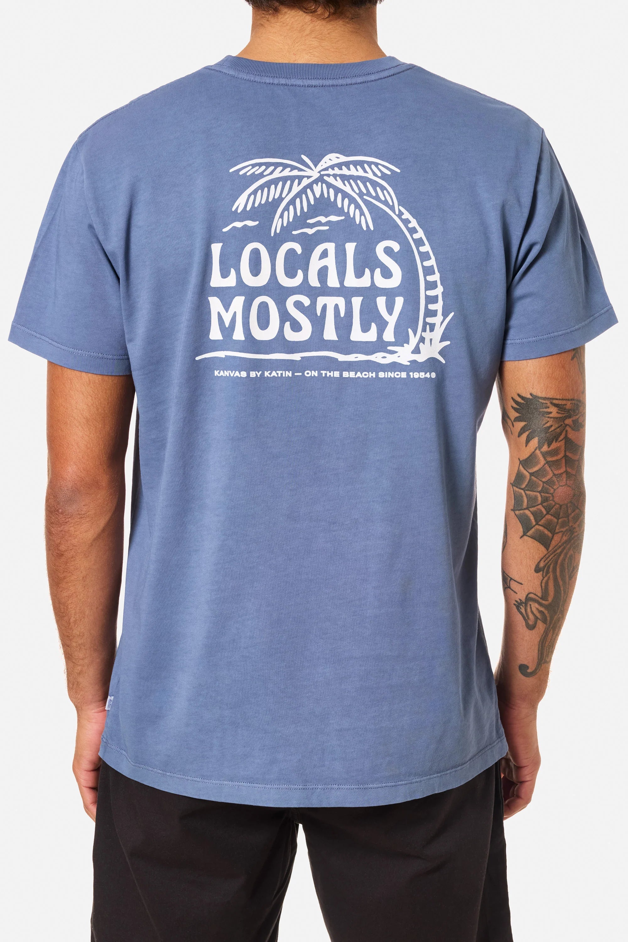 KATIN LOCALS TEE BLUE PIGMENT DYE(BLPD) M