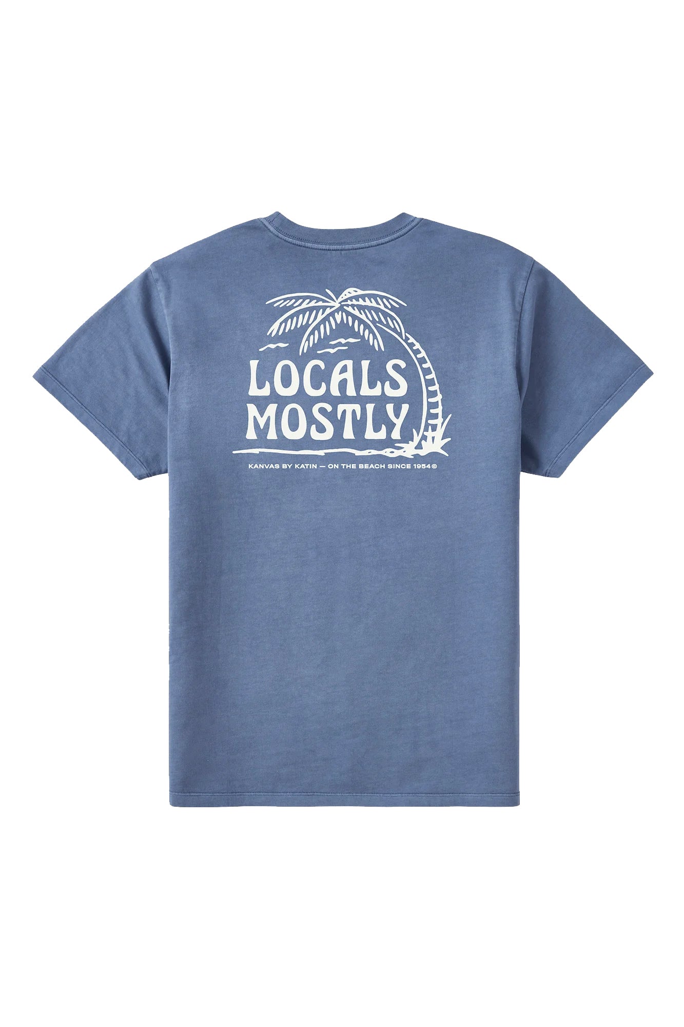 KATIN LOCALS TEE BLUE PIGMENT DYE(BLPD) XL