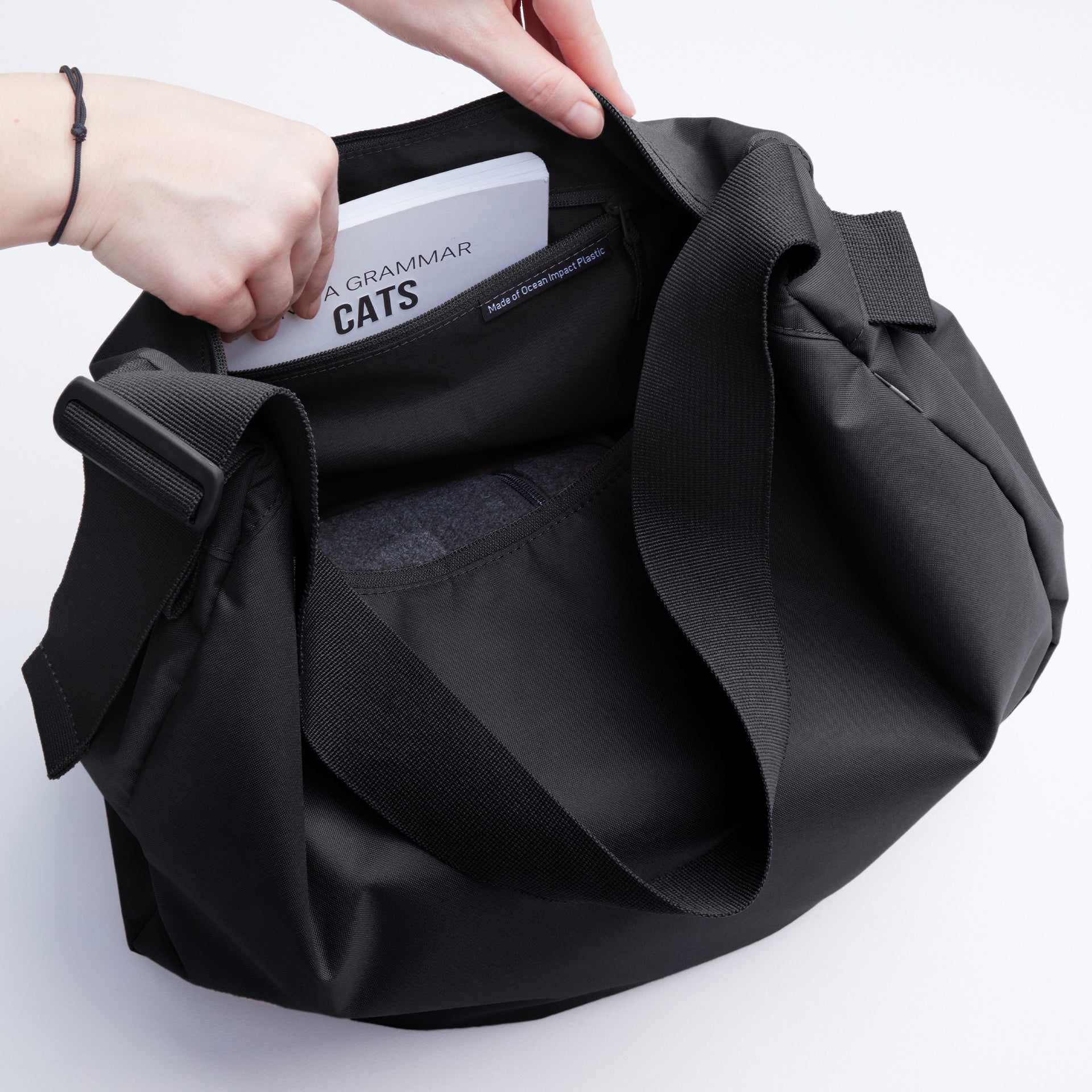 Got Bag Curved Bag  BLACK OS