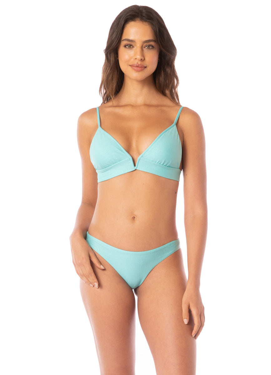 Maaji Flirt Bikini Bottom  AquaMarine M