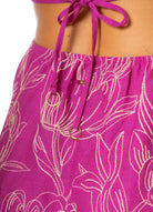 Maaji Foliage Remi Midi Dress BrightPurple M