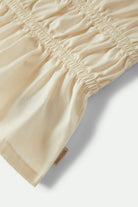 BRIXTON EDEN SMOCKED TOP OFF WHITE S