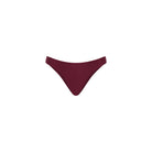 Kulani Kini Minimal Full Coverage Bikini Bottom  Sangria M