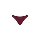 Kulani Kini Minimal Full Coverage Bikini Bottom  Sangria M