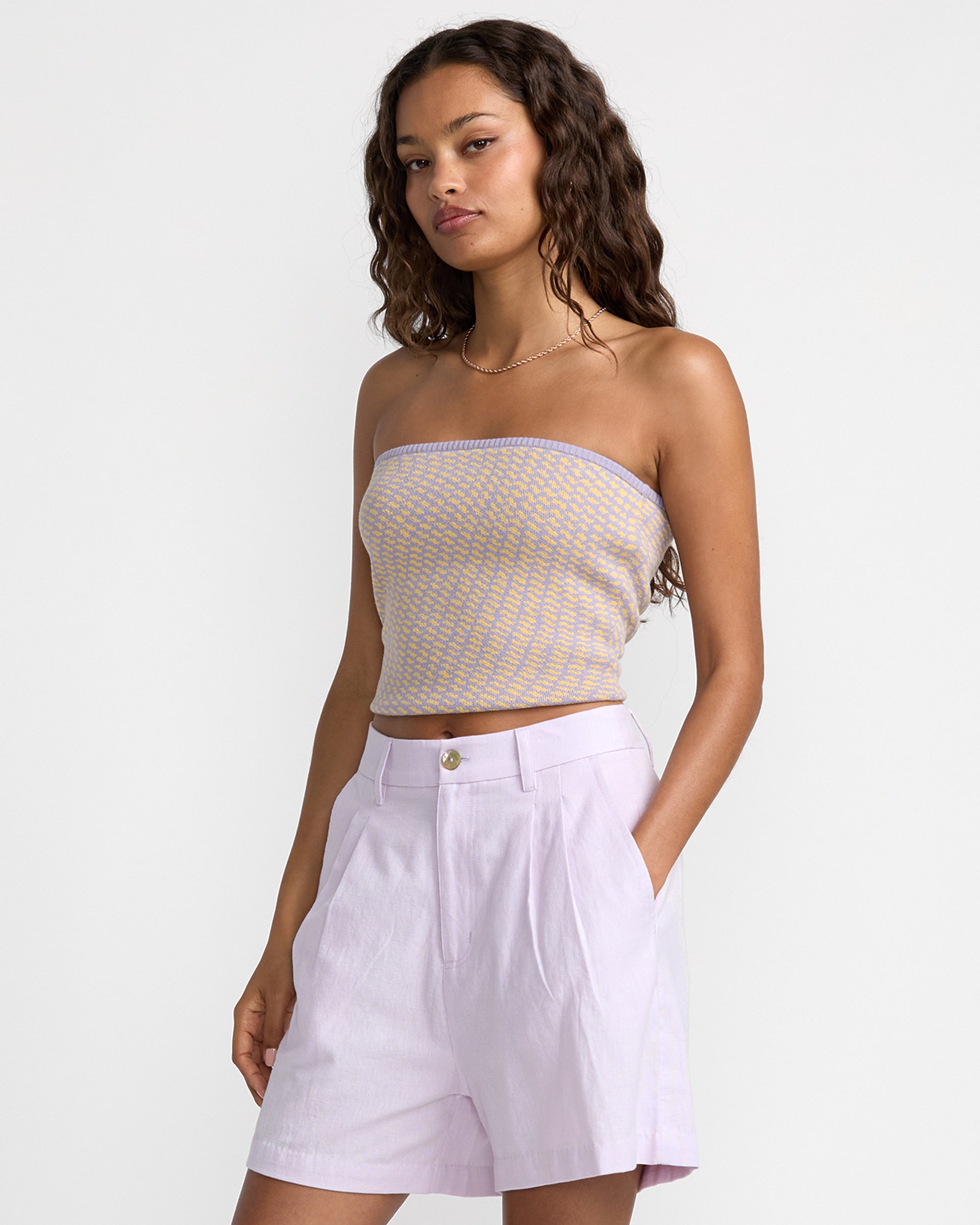 RVCA DEL MAR SHORT CLP-CLOUD PURPLE S