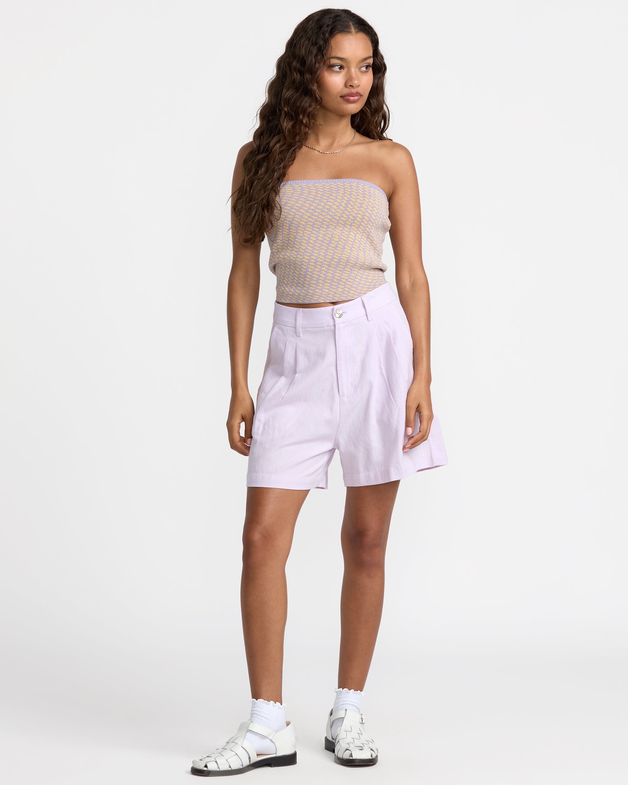 RVCA DEL MAR SHORT CLP-CLOUD PURPLE XL