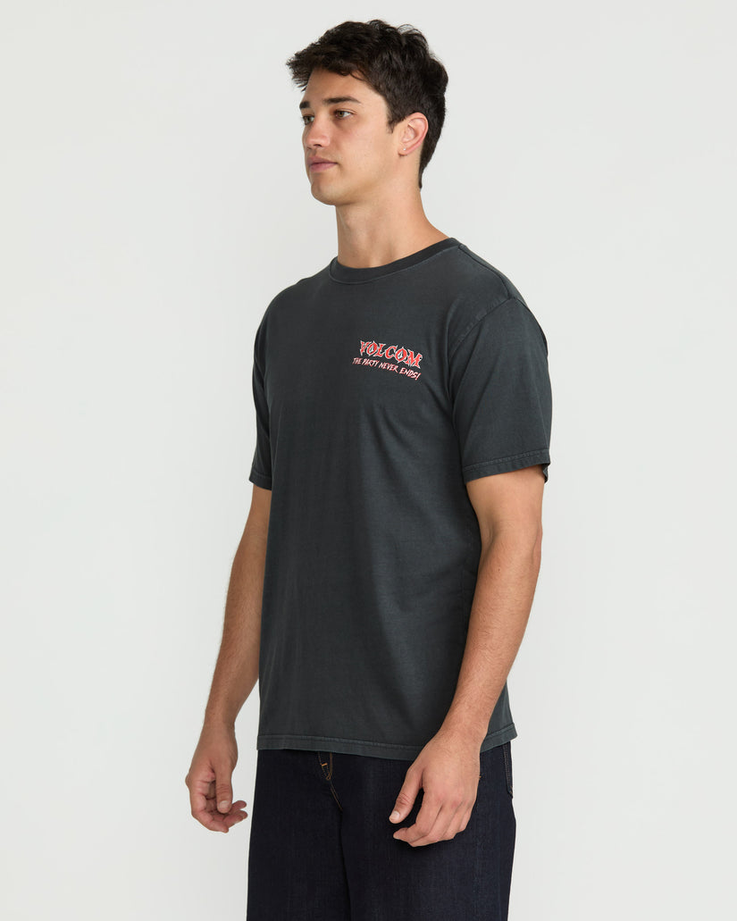 VOLCOM NEVER ENDS SST STH-STEALTH L