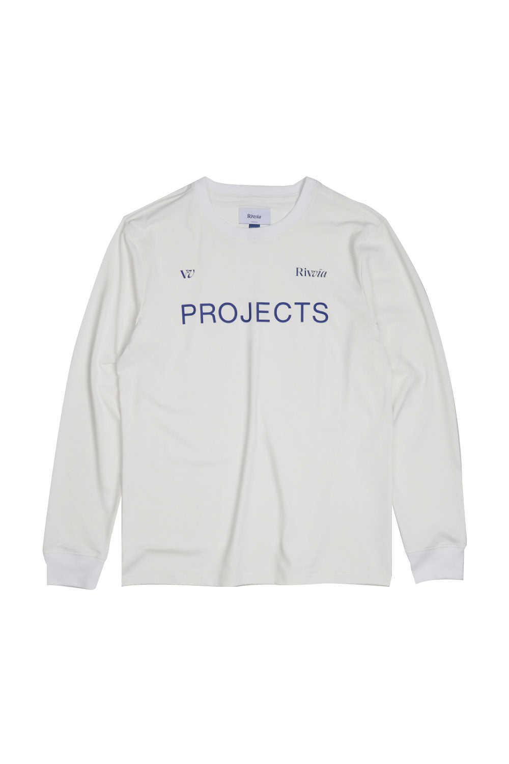 Rivvia Projects RPL Sports LS Tee White/Blue L