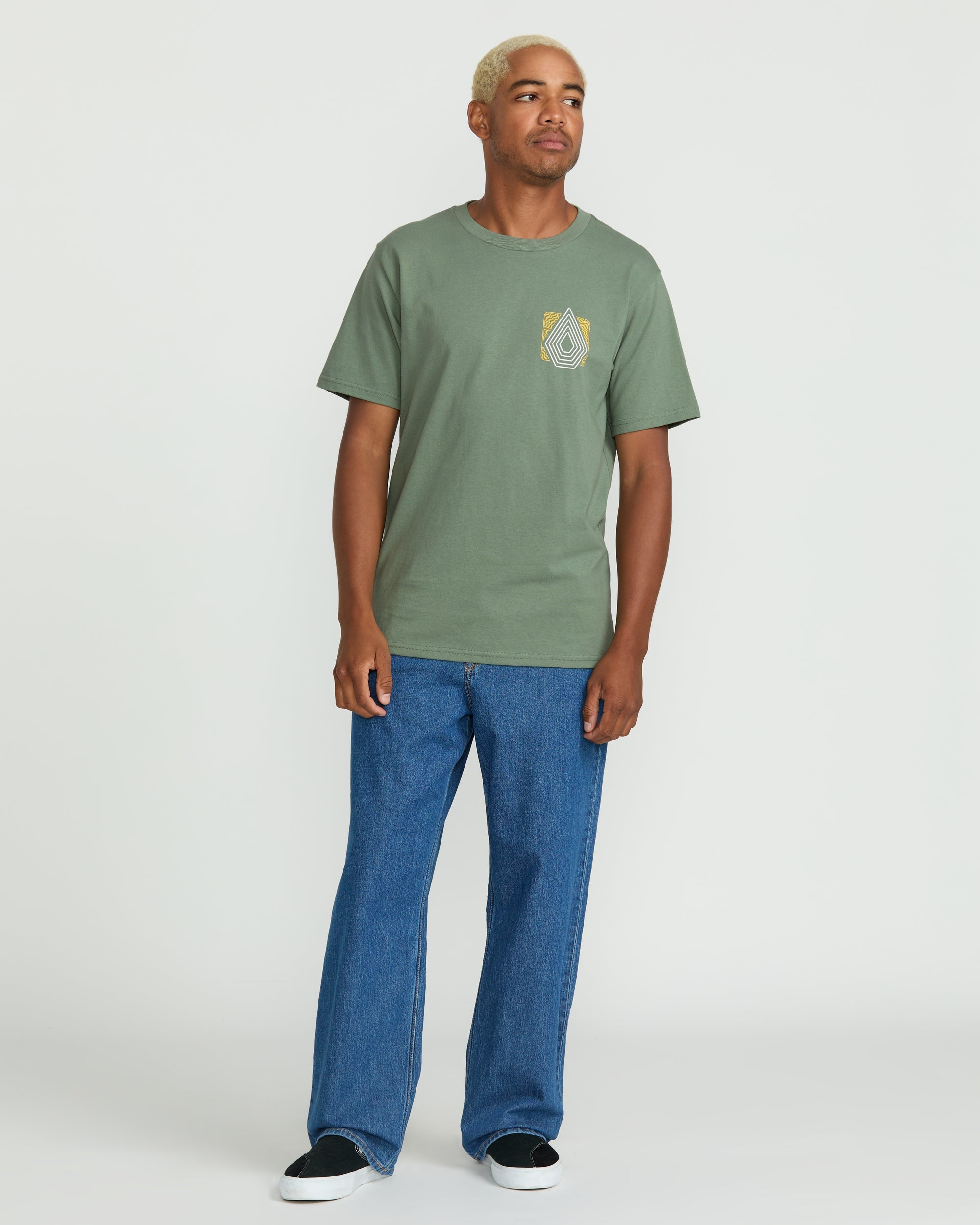 VOLCOM  PLATED SST LTO- LIGHT OLIVE XL