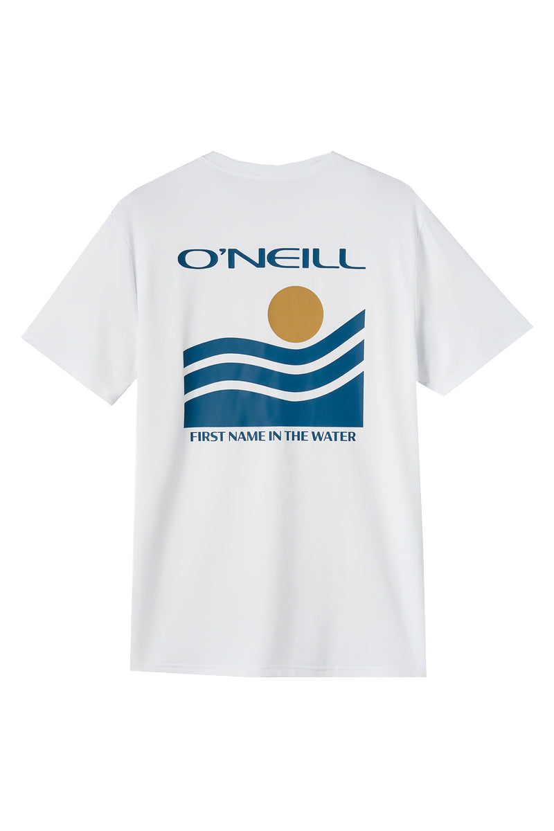 O'NEILL TRVLR UPF TEE TIDES  WHT L