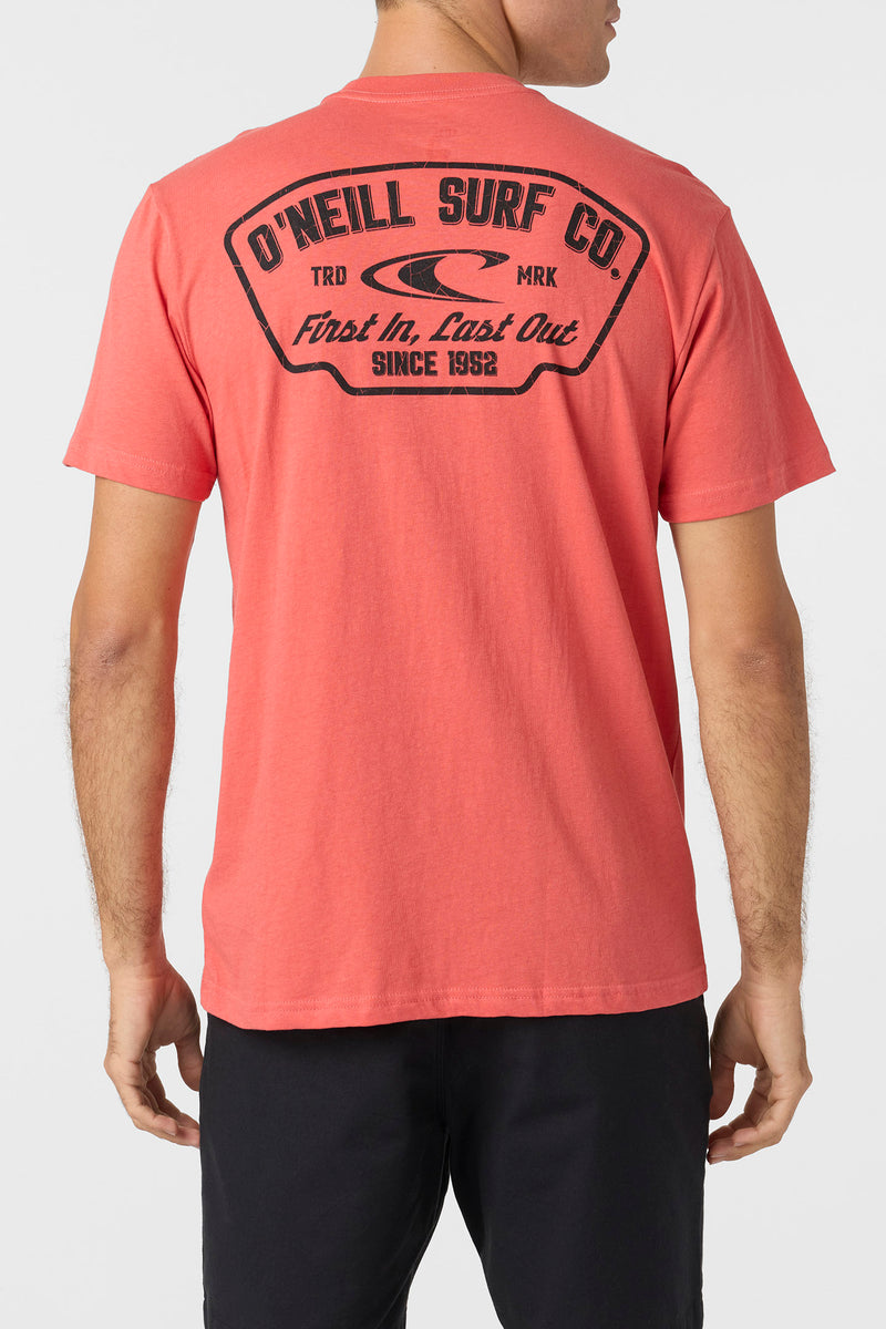 O'NEILL RESPECT SS TEE RED2 M