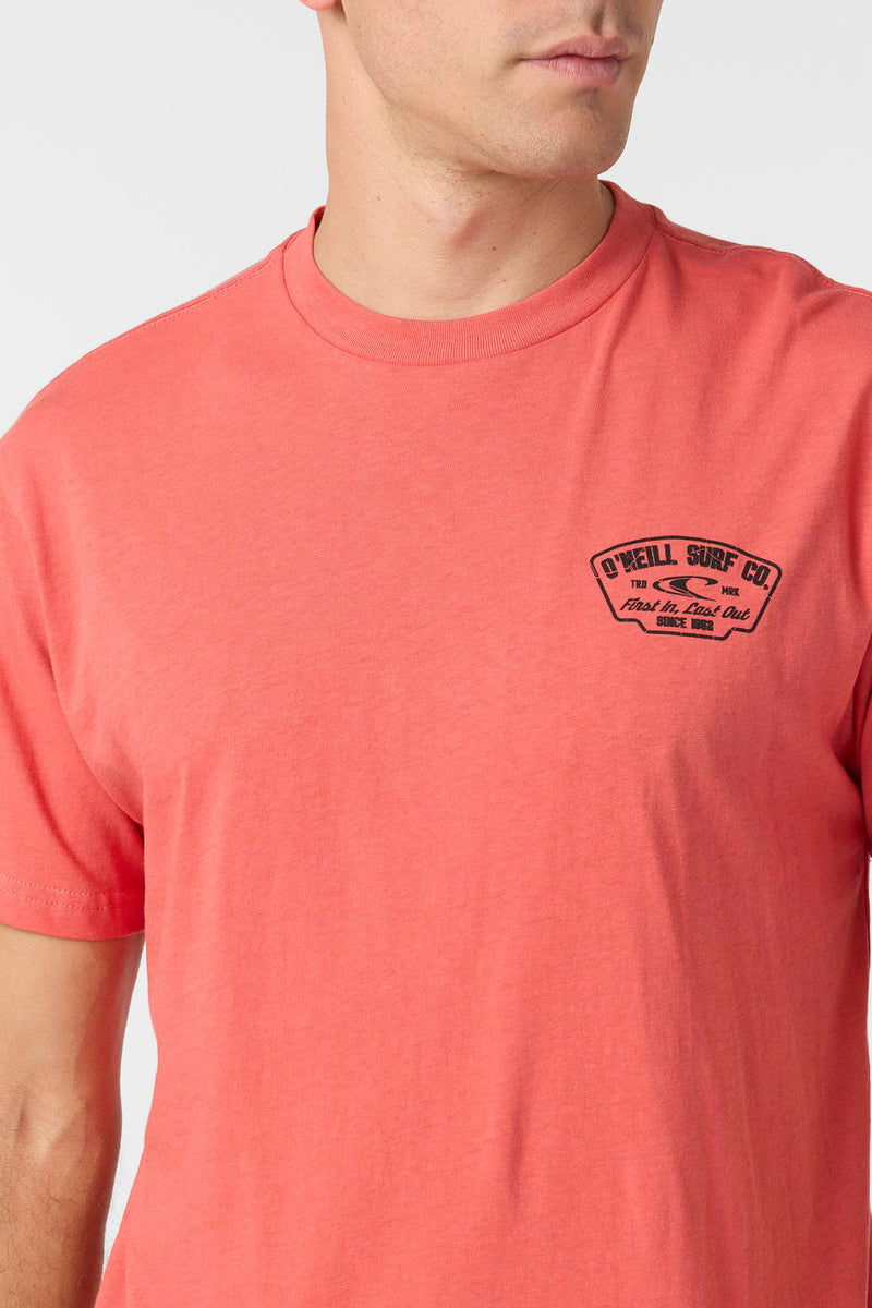 O'NEILL RESPECT SS TEE RED2 L