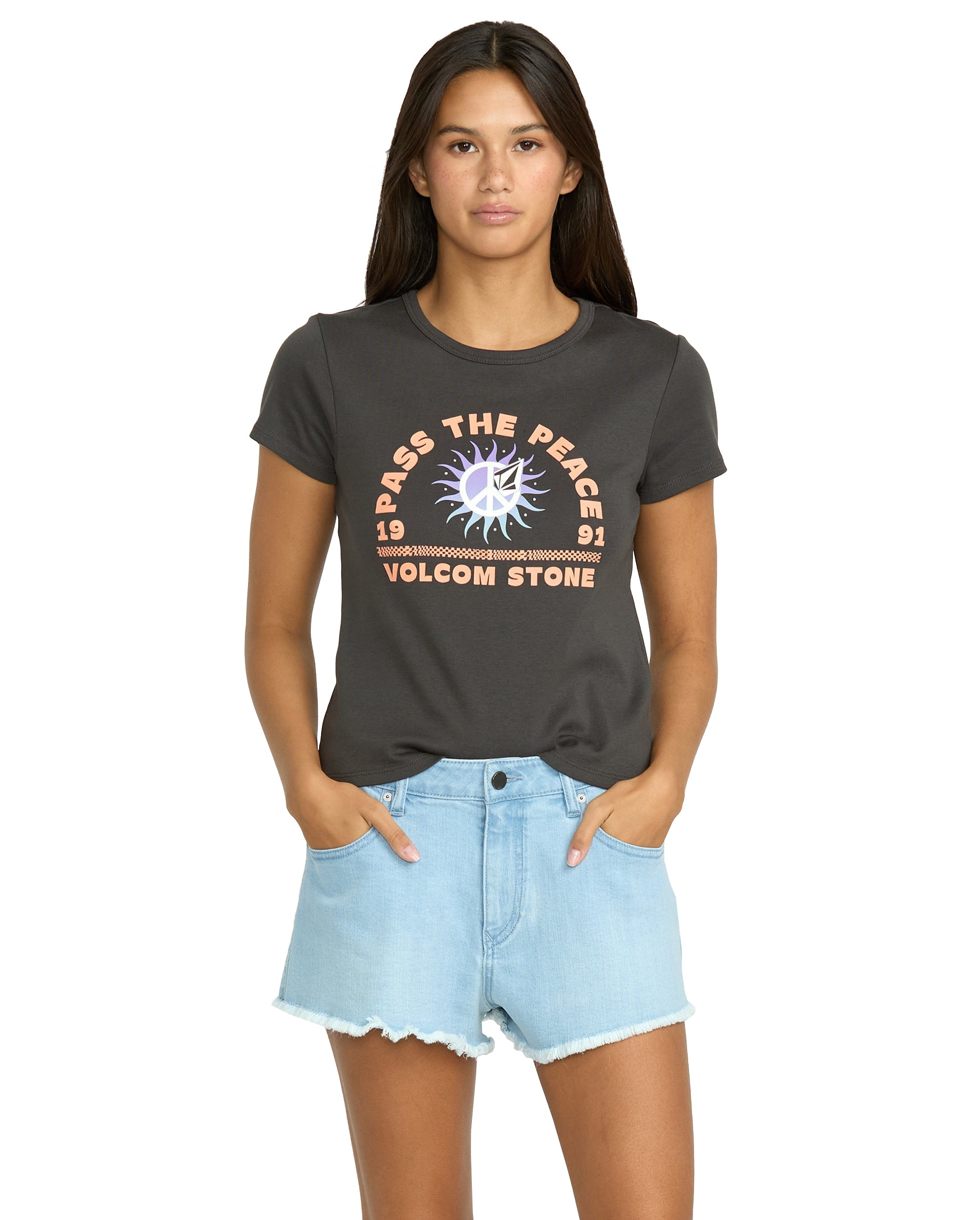 VOLCOM 1991 STONED SHORT BDR-BLUE DRIFT 25