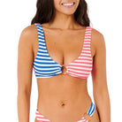 RIP CURL ES VEDRA STRIPE CROP WRD XS