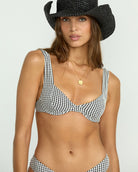 Billabong Wave Check Underwire Bikini Top BPB S