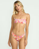 Billabong Tropic Wave Jaclyn Crop Bikini Top MUL M