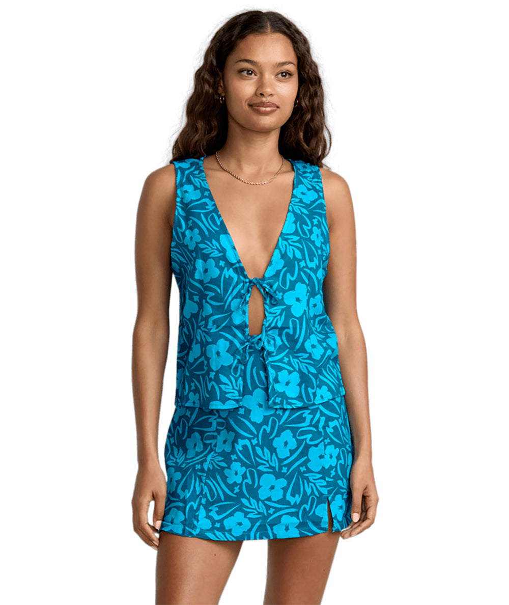 RVCA DYLAN TOP BBY-BLUEBERRY L