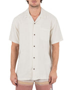 Hurley Laguna Camp SS Woven 073-FogGrey-Bone S