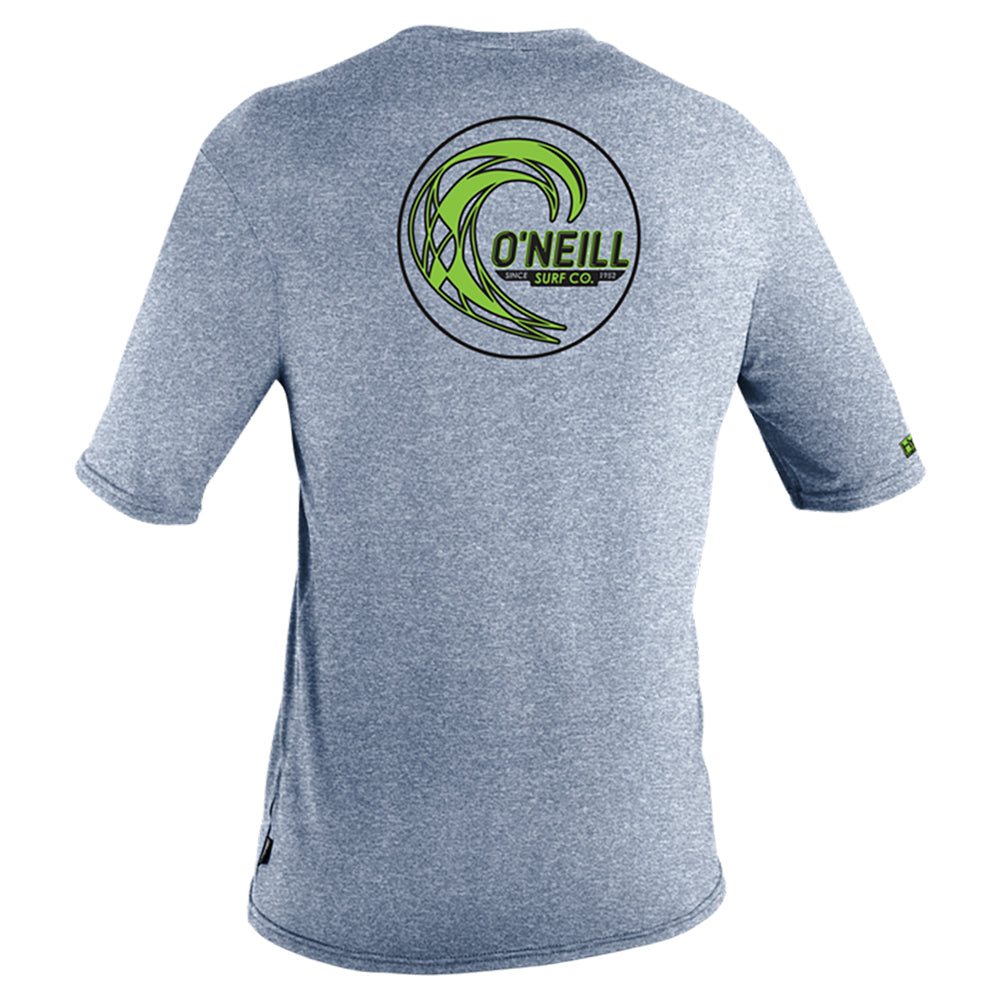 O'NEILL YOUTH HYBRID S/S SUN SHIRT CADET BLUE 10