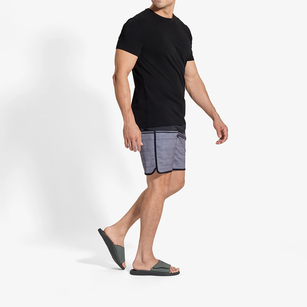 Olukai Nalu Slide Mens Sandal RK40-Rock-Black 12