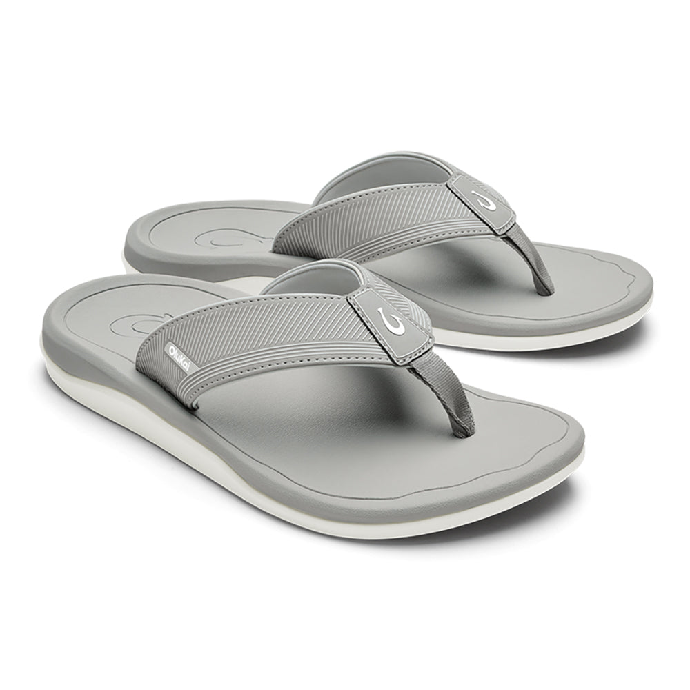 Olukai Ahi Kai Mens Sandal AUAU-Ash-Ash 10