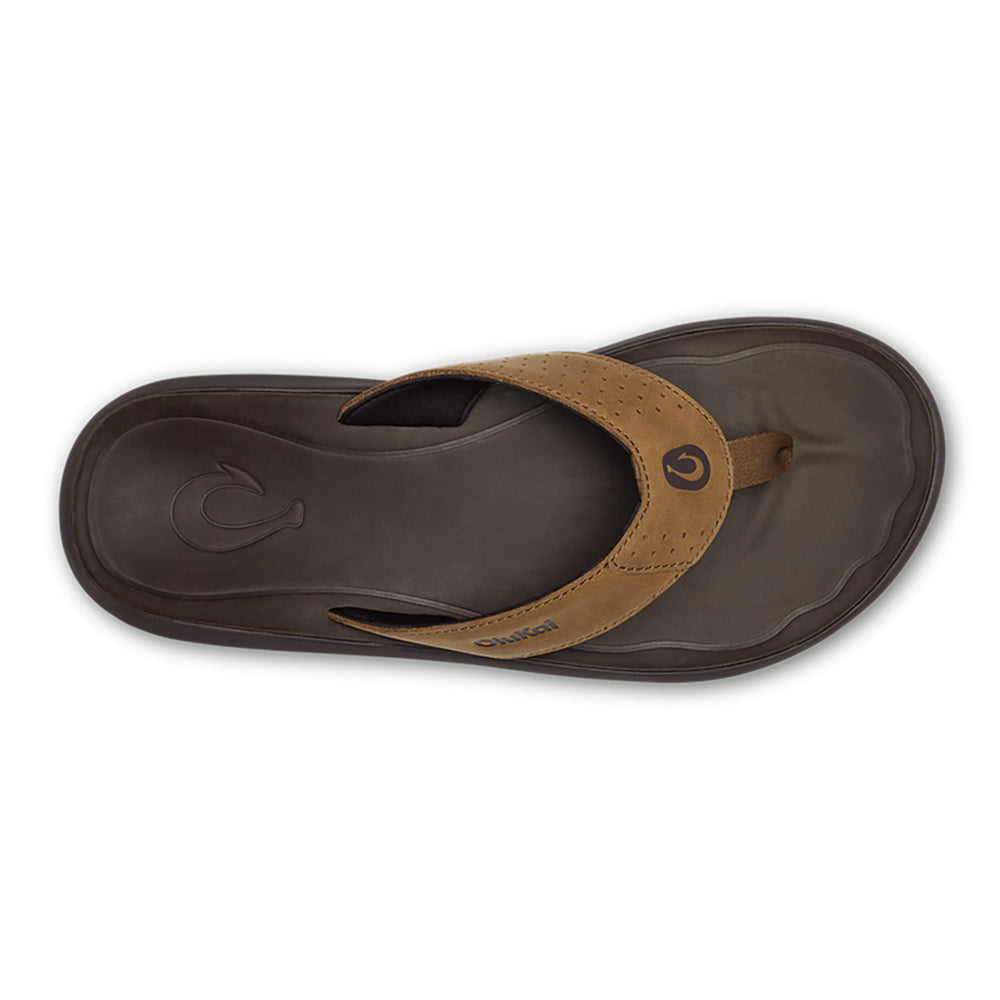 Olukai Pili Mens Sandal 3448-Tan-Dark Java 9