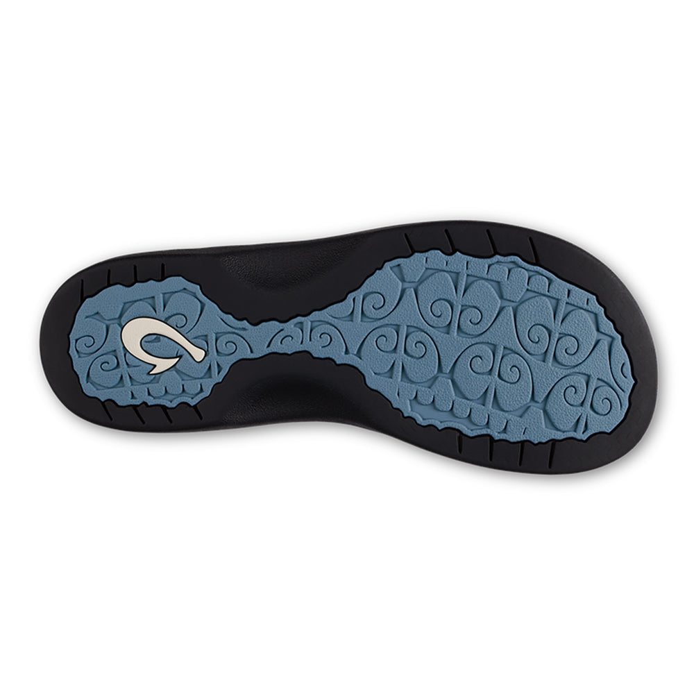 Olukai Ohana Womens Sandal FN40-Ocean Fog-Black 11