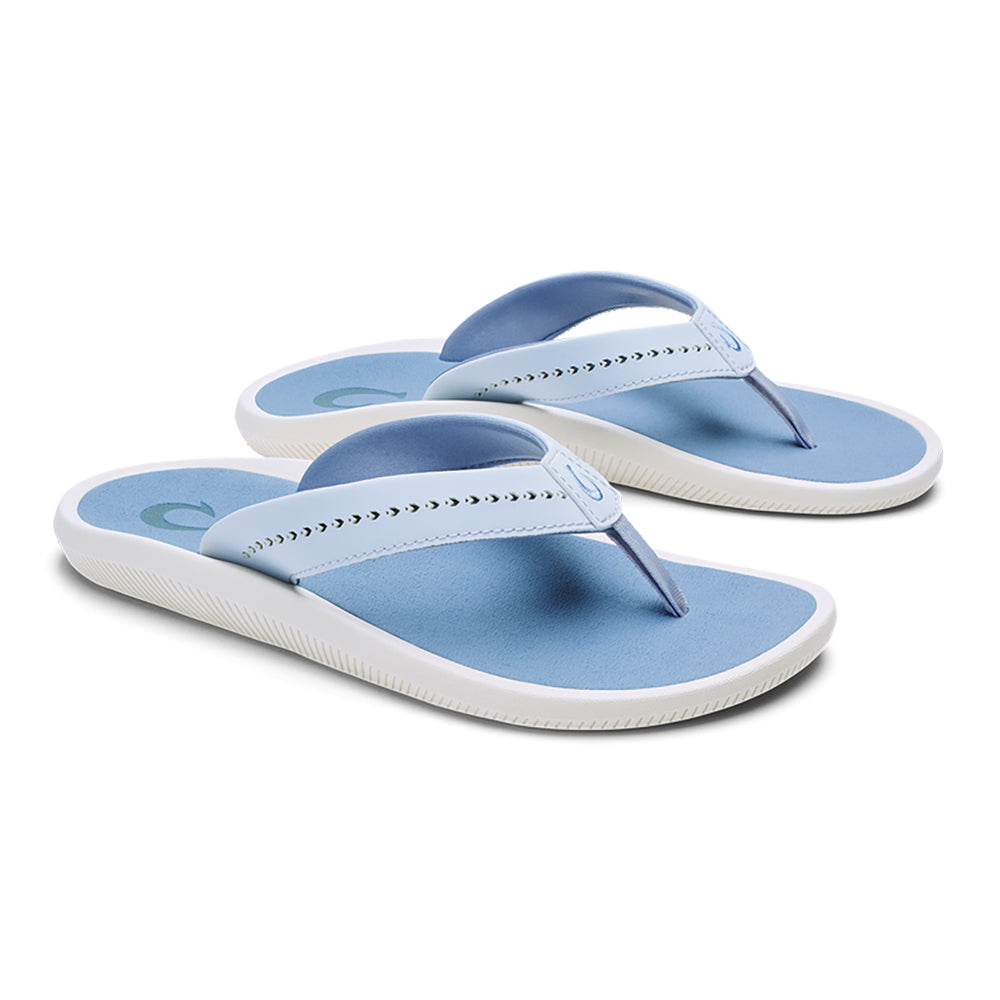 Olukai Ulele Womens Sandal NBFN-Lanai Breeze-Ocean Fog 10