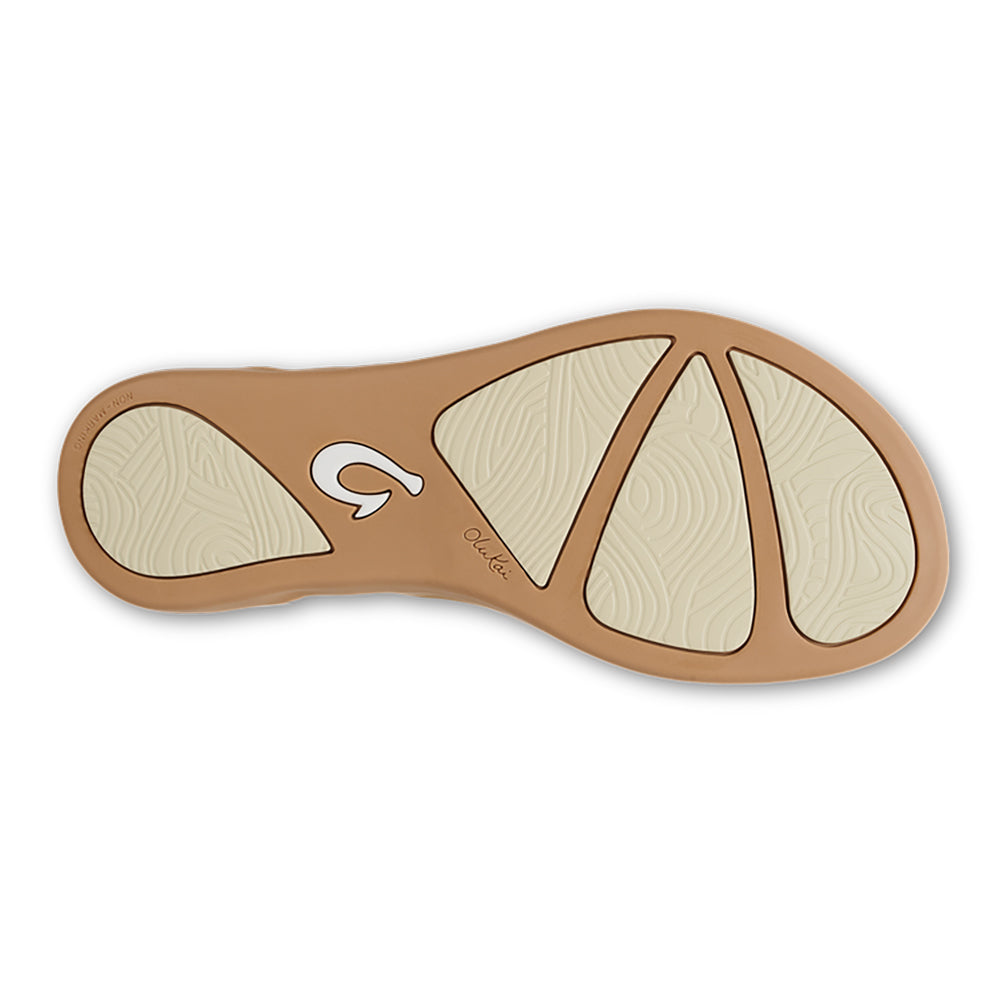 Olukai Ho opio Malua Womens Sandal WBWV-Bright White-Warm Sand 9