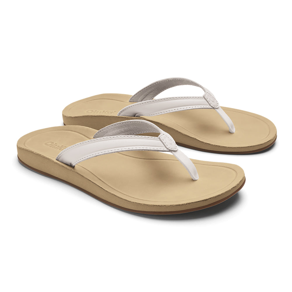 Olukai Southshore Womens Sandal WBWV-Bright White-Warm Sand 11