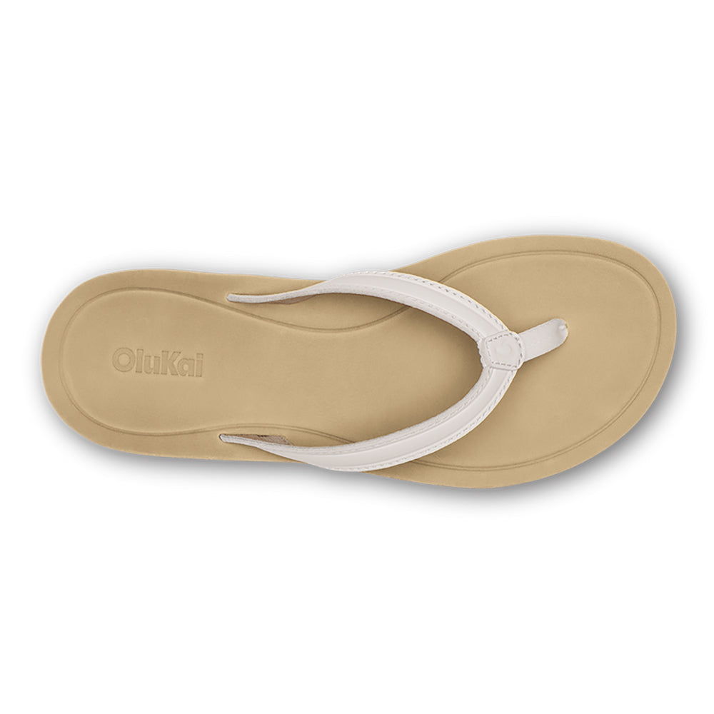 Olukai Southshore Womens Sandal WBWV-Bright White-Warm Sand 6