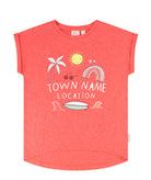 TANK STREAM DESIGN GIRLS T - SUNSHINE COOL MELON 6