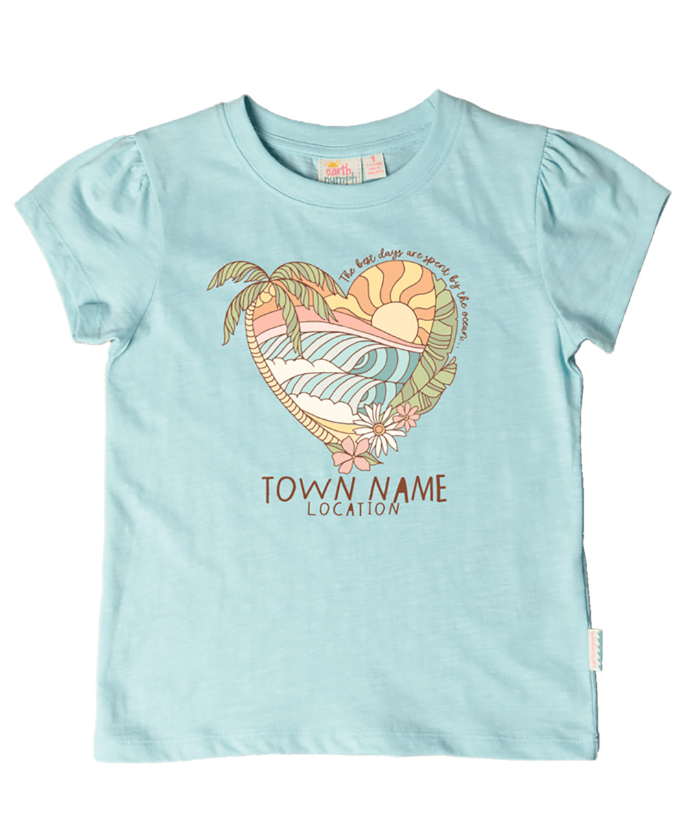 TANK STREAM DESIGN GIRLS T - SCENIC HEART